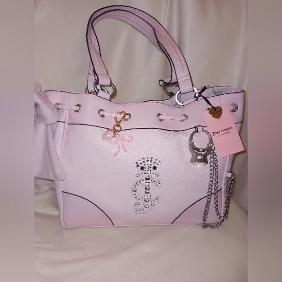 Juicy Couture Pink Large Tote - Picture 2 of 6
